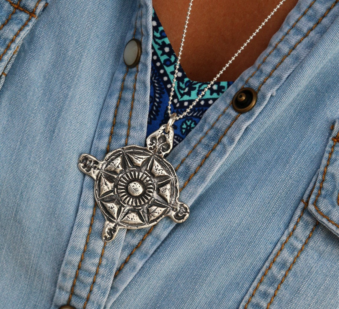 You Are My True North Compass Necklace - HappyGoLicky Jewelry