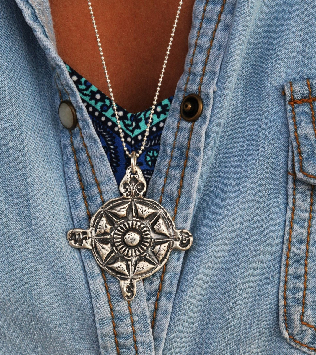 You Are My True North Compass Necklace - HappyGoLicky Jewelry