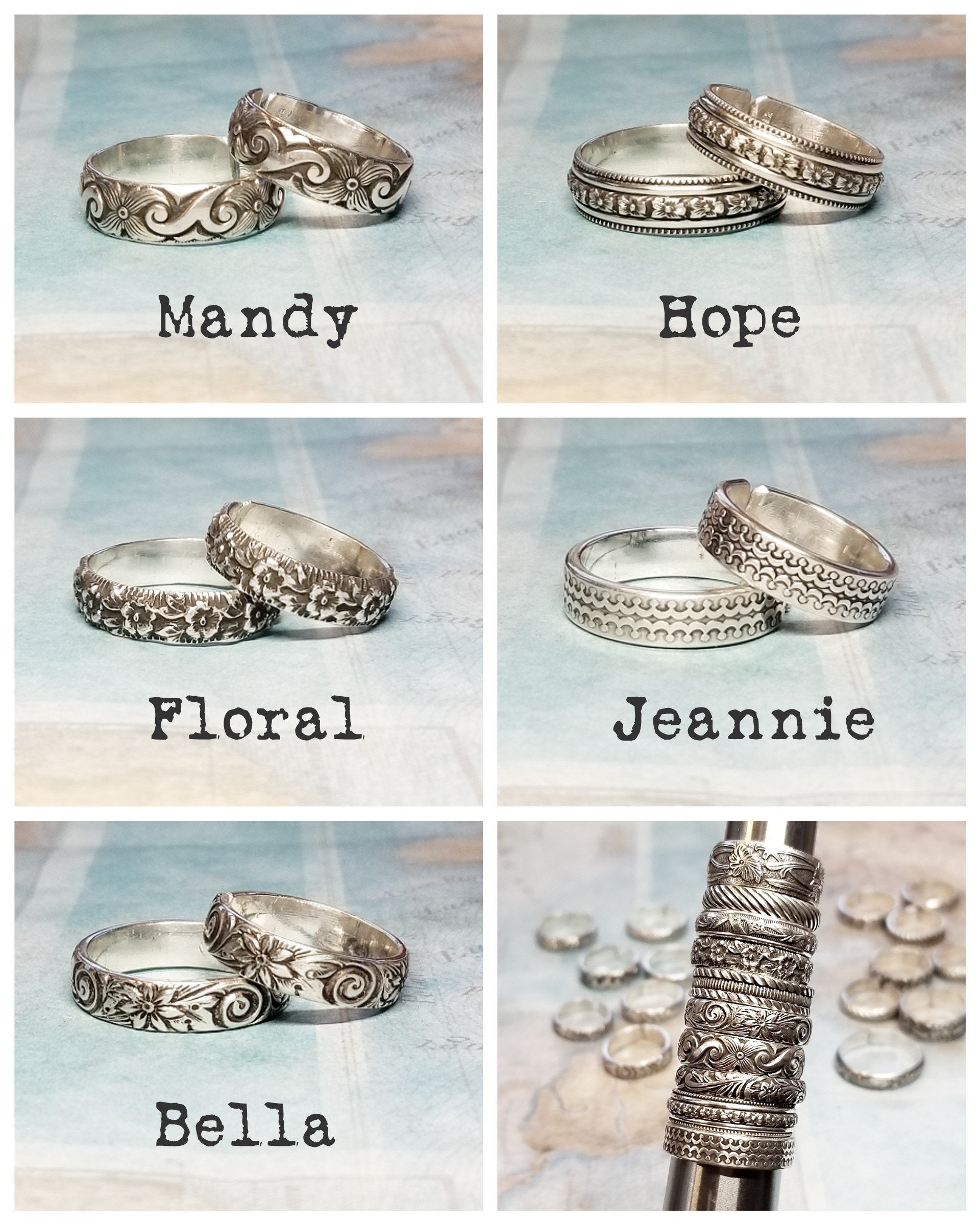 Adjustable Sterling Silver Rings by HappyGoLicky Jewelry