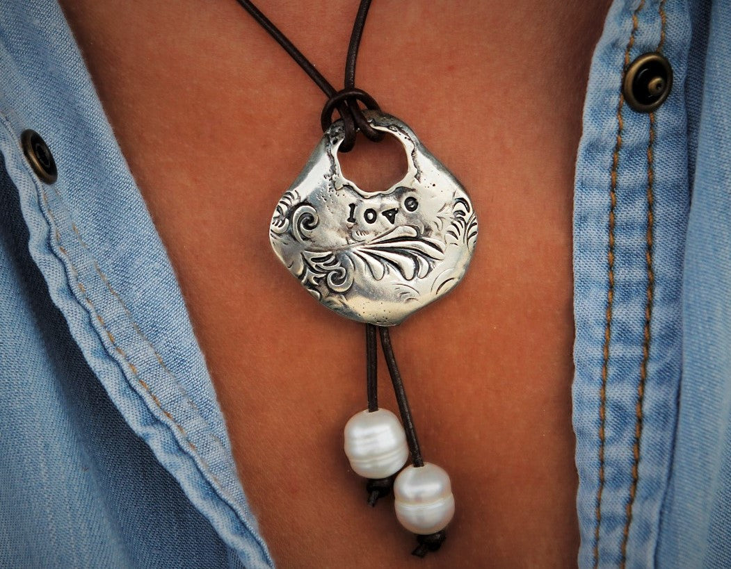 Boho LOVE Bohemian Necklace - HappyGoLicky Jewelry