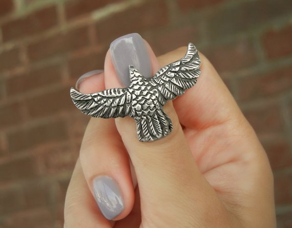Raven Ring - HappyGoLicky Jewelry