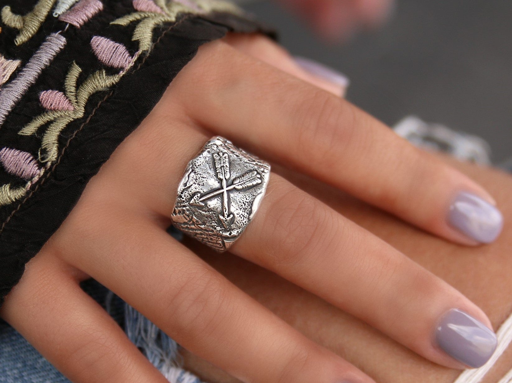 Southwestern Ring Arrow Jewelry by HappyGoLicky