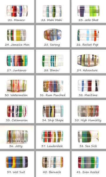 Nautical Jewelry Recycled Surfboard Resin Bracelet